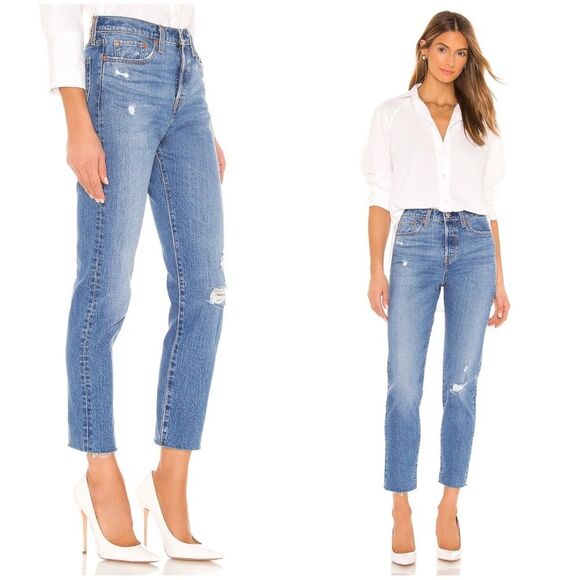 Levi’s Wedgie Icon Fit Jeans in Jive Taps - Picture 2 of 11